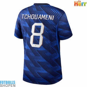 Billiga Frankrike Aurelien Tchouameni #8 Hemmatröja VM 2026 Kortärmad